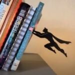 Heroic Bookends: Stylish Shelf Support