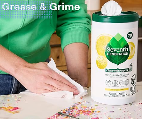 Read more about the article Naturally Clean: Seventh Generation Lemon Zest All Purpose Wipes